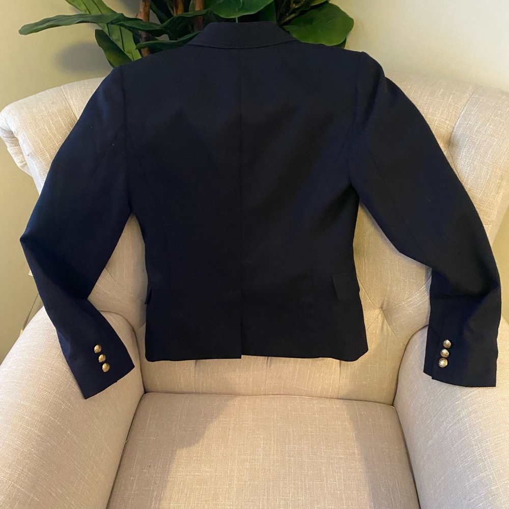 J. CREW SCOOLBOY BLAZER IN NAVY - Picture 2 of 5